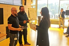 Studenci PRz na warsztatach edukacyjnych w firmie ISCAR Poland,