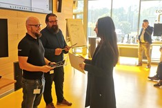 Studenci PRz na warsztatach edukacyjnych w firmie ISCAR Poland,